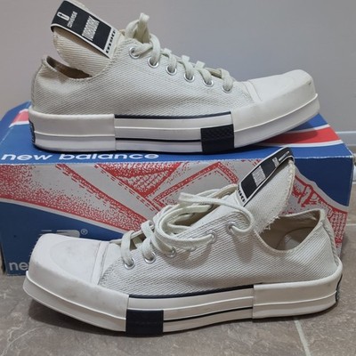 Converse TURBODRK Chuck Taylor All Star 70 Ox Rick Owens DRKSHDW White Men 7.5