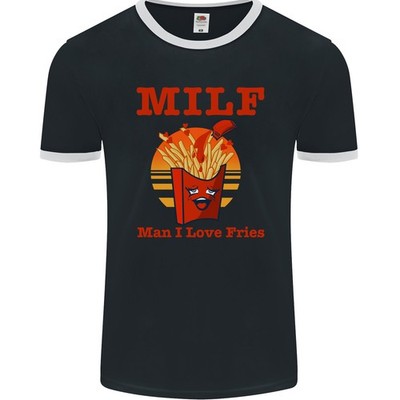 Milf Man I Love Fries Lustig Essen Herren Ringer Fotl