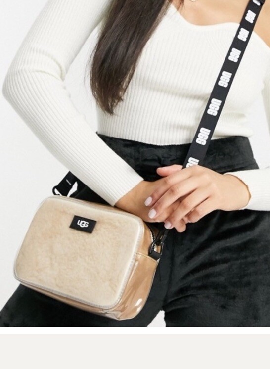 Crossbody Bags Ugg Purse Clear Sheepskin NEW UGG JANEY II CLEAR