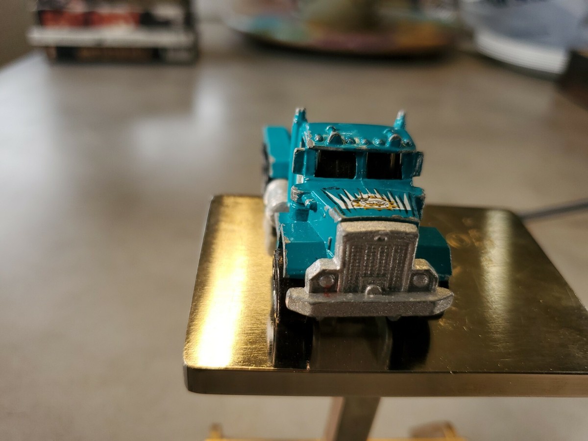 Mattel 1979 Hot Wheels City Transport Peterbilt Semi Teal | eBay