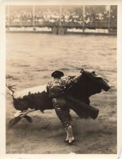 Foto de prensa taurina de México 1905 Matador Arena torero j*P135a