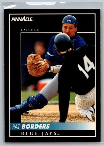1992 Pinnacle - #421 Pat Borders Toronto Blue Jays MLB Baseballkarte
