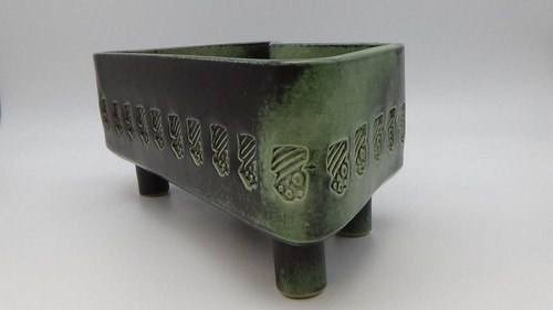 MCM De Colección Japonés Forma Libre Patas IKEBANA Platino Artista Firmado Enorme - Imagen 9 de 16