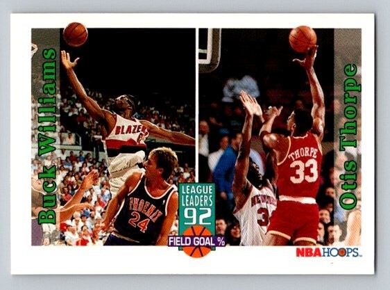 1992-93 NBA Hoops Buck Williams Otis Thorpe #327
