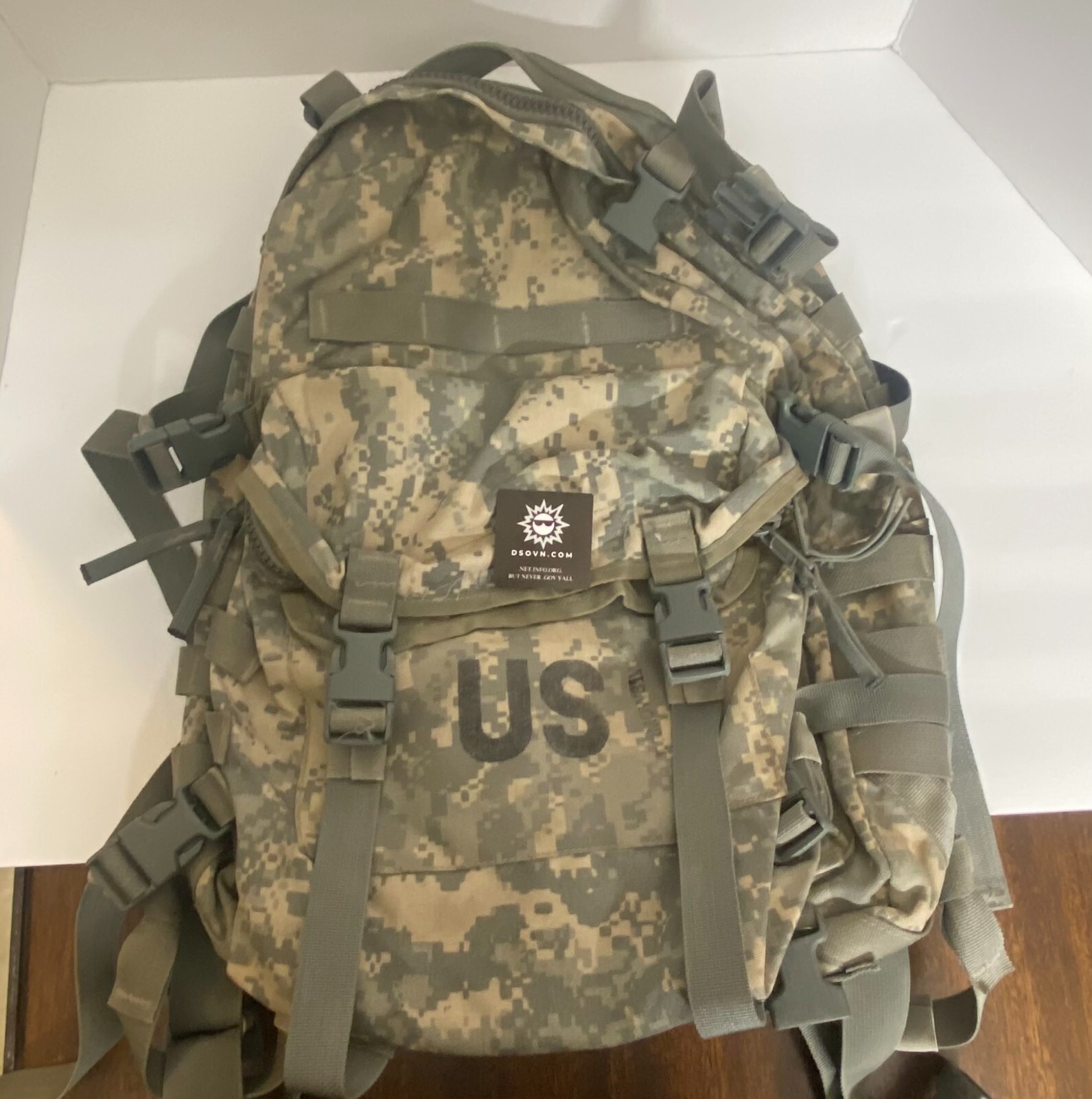 USGI Military Surplus Assault Pack ACU Digital Backpack Good Condition