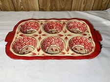 Temp-tations Presentable Ovenware Red Floral ...