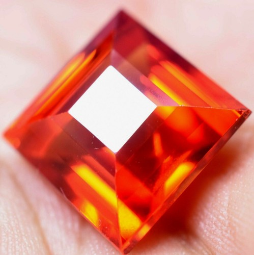 Extremely Rare 19.20 Ct Natural Padparadscha Sapphire GGL Certified Treated Gem - Picture 8 of 9