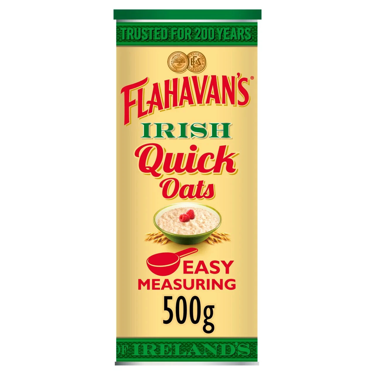 Quick Porridge Oats Flahavan's Irish 500G Tub