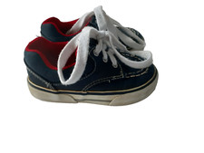 Carter's Boys Shoes Navy Blue Canvas Lace Up Size 7