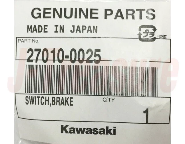 KAWASAKI KLX450R 2012-2015 2018-2019 Genuine Brake Switch 27010-0025 OEM - Image 2 of 3