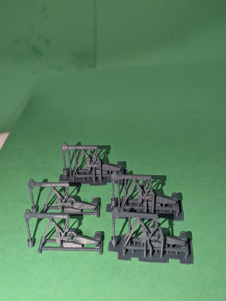 Juego de 5 gatos de bomba de aceite a escala HO HO1007 Foto 3 de 3