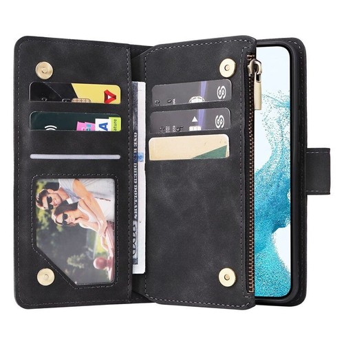For Samsung A55 A15 A35 A52 A71 A05s Zip Wallet Case Leather Flip Phone Cover - Picture 51 of 55