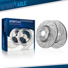 12.40 Inch (315mm) Front Drilled Disc Brake Rotors for 2019 2020 2021 Acura RDX