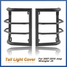 Steel Pair Tail Light Cover Cage Light Guards For Jeep Wrangler 07-17 Jk Jku Steel Pair Tail Light Cover Cage Light Guards For Jeep Wrangler 07-17 Jk Jku