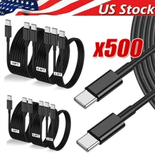 USB-C to USB C Type-C Fast Charging Data SYNC Charger Cable Cord 3/6/10FT lot
