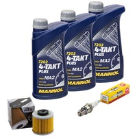 Inspektion ÖL Set FüR Yamaha XT 500 1U6 XT500 XT 1976-1989 3L ÖLfilter ZüNdkerze