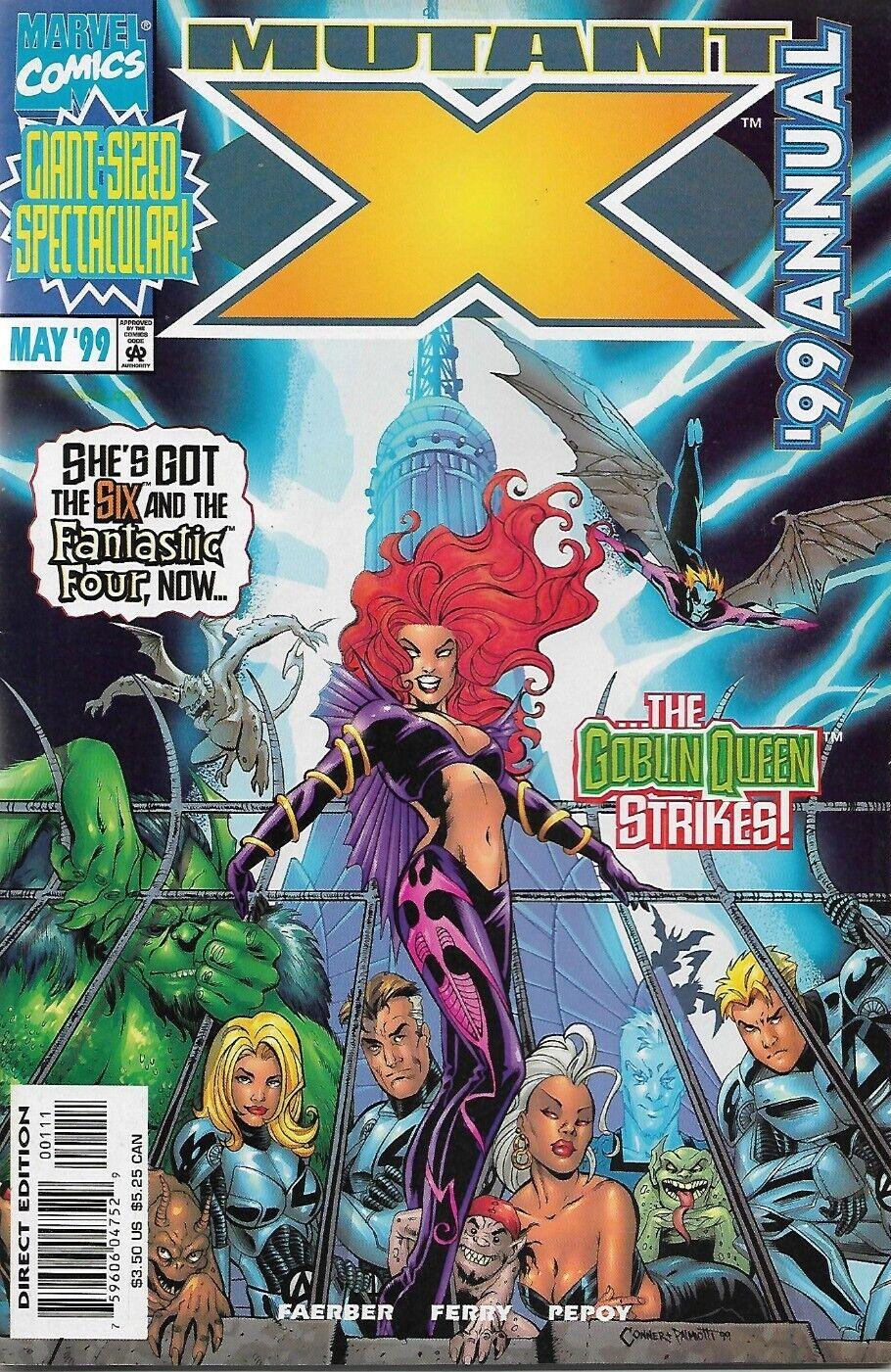 MUTANT X ANNUAL 1999 - Back Issue (S)
