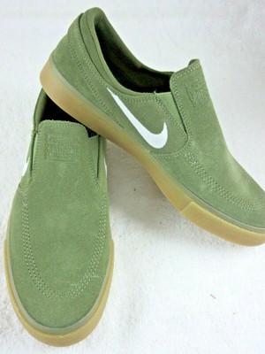 nike suede slip on