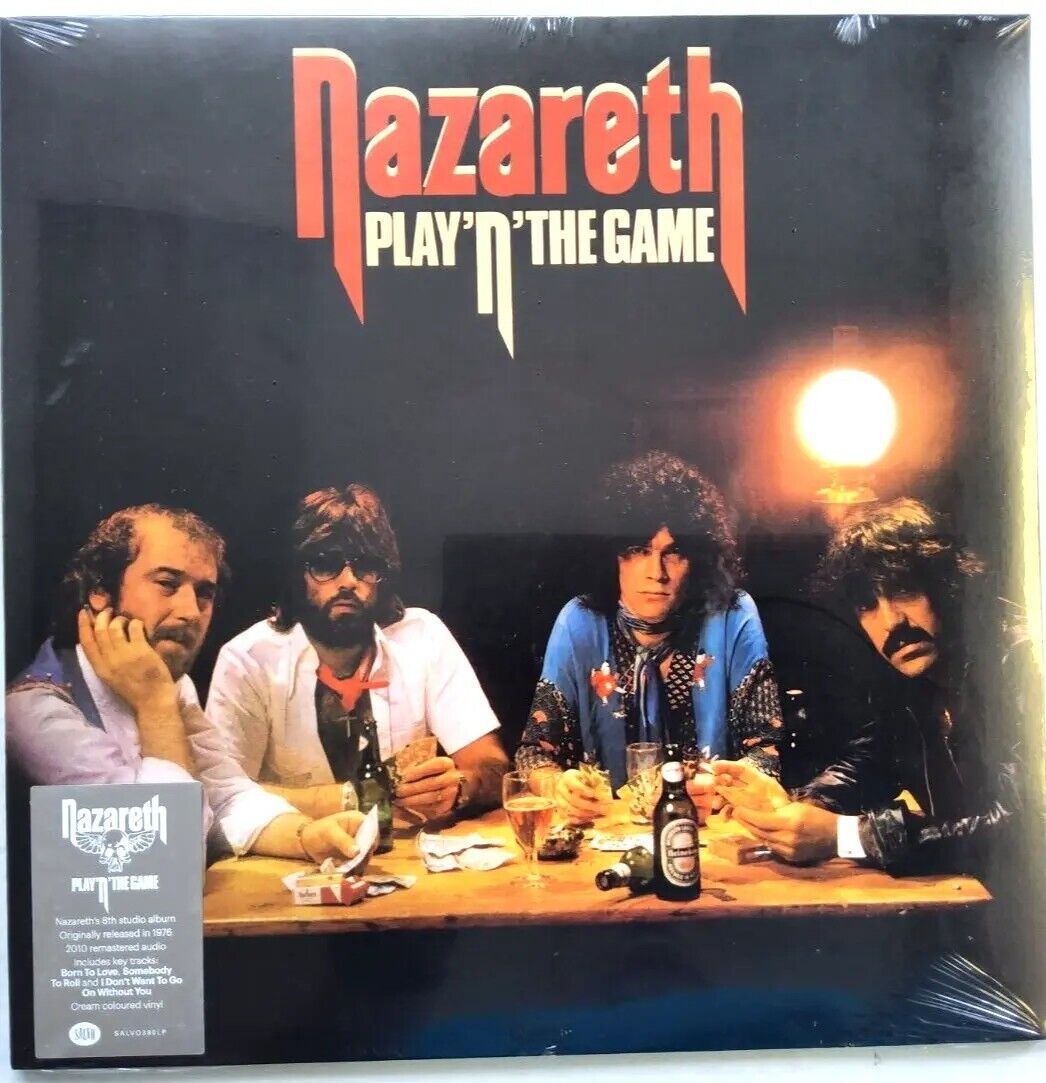 Nazareth Play'n the Game 2019 remastered Cream reissue LP Album vinyl record
