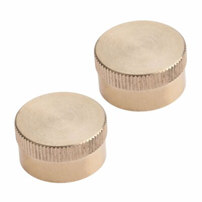 2x 1LB Propane Cylinders Screw Protect Caps Tank Screw For Outdoor Camping BBQ