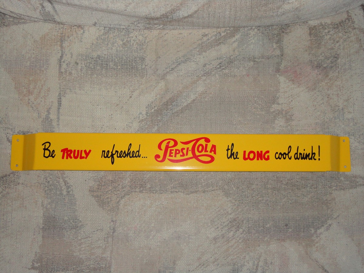 30'' Antique door push bar PEPSI-COLA Soda Advertising | eBay