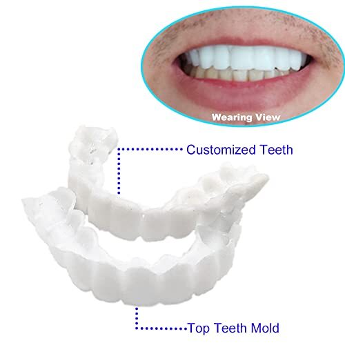 Denture Smile Teeth Customizable Temporary Perfect Fake Teeth Molds