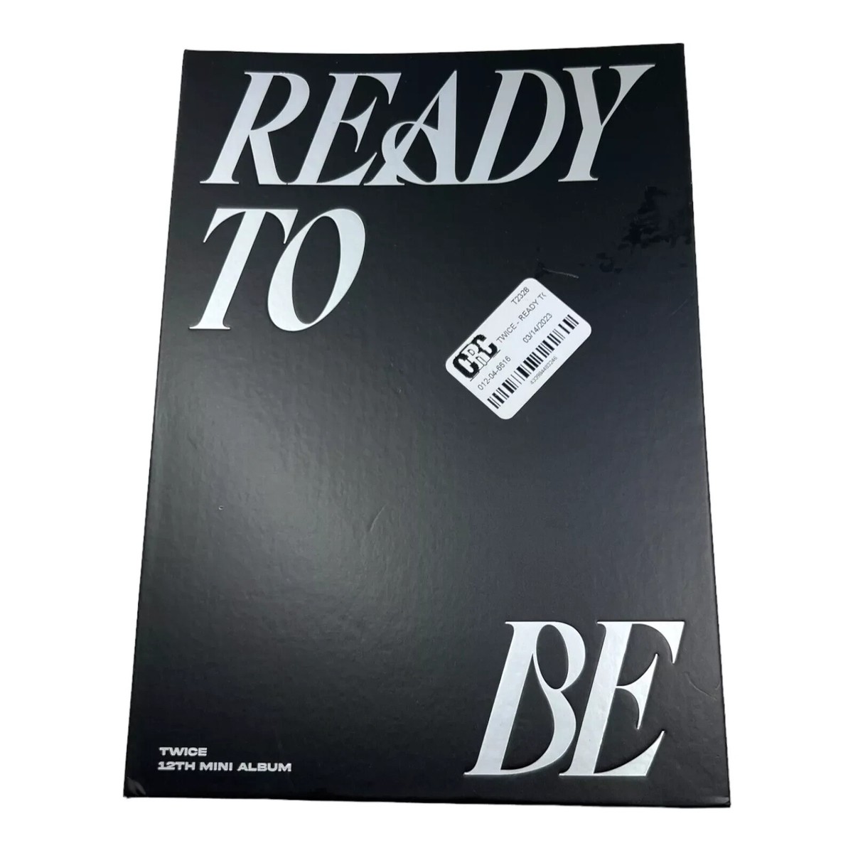 TWICE - READY TO BE CD Mini Album, BLACK TO VERSION, Exclusive