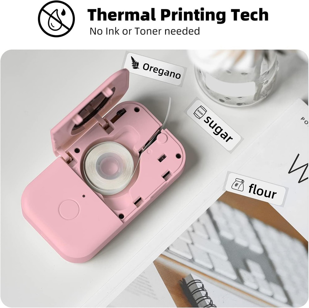 Phomemo D30 Bluetooth Mini Label Maker with Thermal Tape