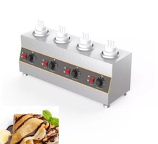 Commerical 4 Bottles Electric Sauce Warmer Machine Hot Chocolate Warming 640W L