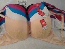 NEW LADIES FASHION BRAS   ASST DESIGNS LOT OF 3 BRAS  SIZES "DD"S