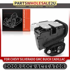 Rear Left LH Door Lock Actuator for Chevy Silverado 1500 HD GMC Sierra 1500 2500