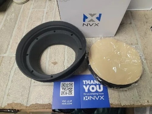 NVX XBAF69 2 Piece Universal 6x9" Silicone Rubber Speaker Baffles With
