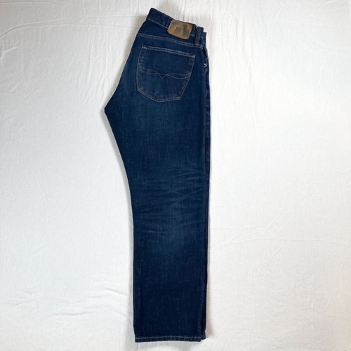Polo Ralph Lauren Mens Jeans 33x30 Straight Blue Stretch Dark Wash