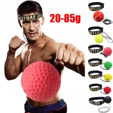 Boxing Reflex Ball Head-Mounted PU Punch Speed Ball Trainer for MMA & Fitness