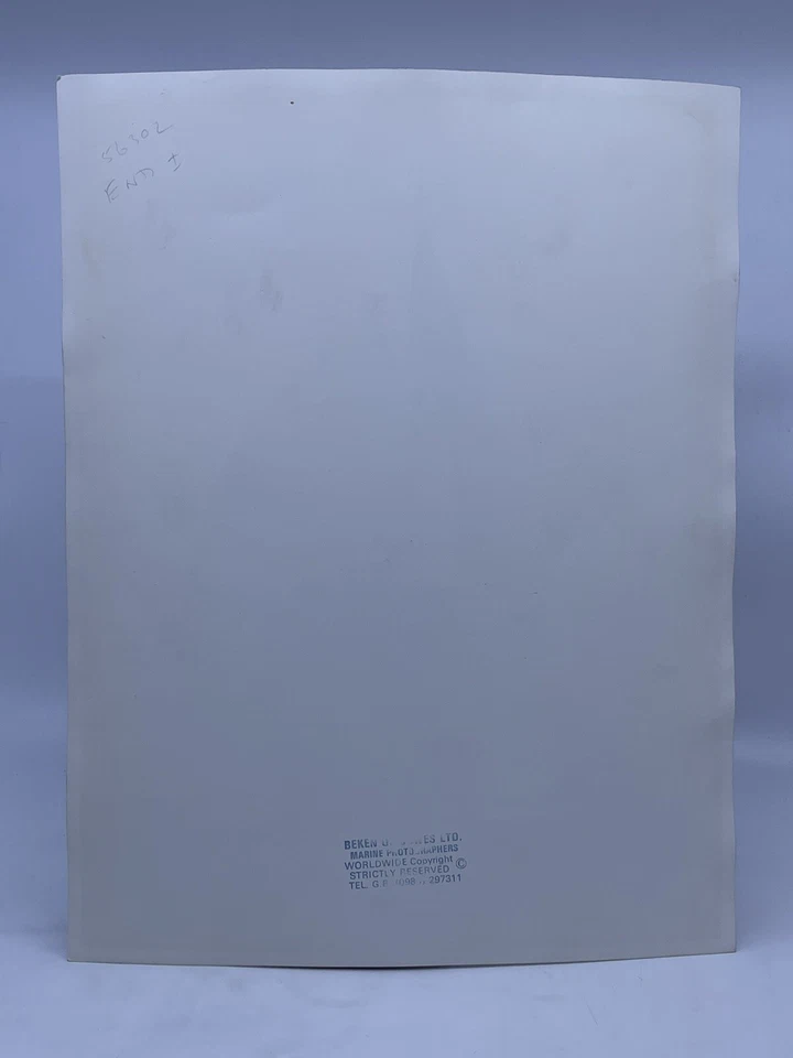 "Beken of Cowes Endeavor I impresión original firmada sin marco de colección RARA 9x12""" Foto 3 de 4