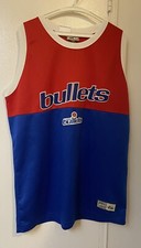 Capital Bullets Men’s 2XL Majestic Hardwood Classic 1973-74 Road Jersey