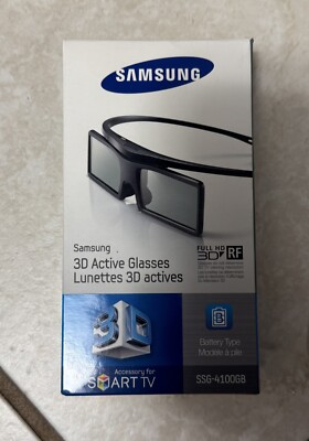 Samsung 3D Active Glasses SSG-4100GB TV Glasses Full HD RF