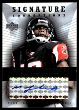 2004 Upper Deck Foundations Signature Michael Jenkins Auto RC Falcons #SF-MJ