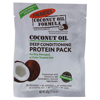 Coconut Oil Deep Conditioning Protein Pack by Palmers - 2.1 oz Conditioner