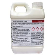 Liquid Latex Brush On - Dipping Mould / Mold Making Rubber - 1 Litre