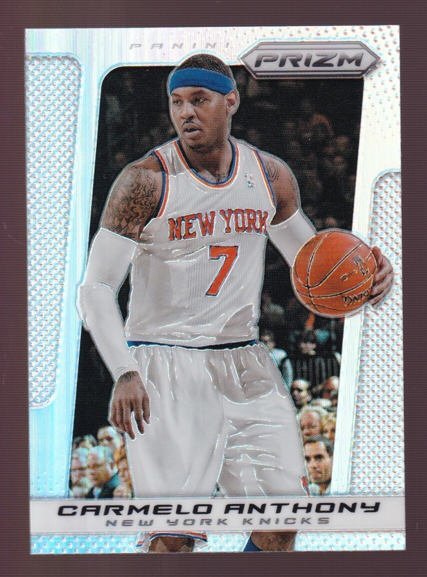 2013-14 Panini Prizm Silver Prizm Carmelo Anthony #172 New York Knicks