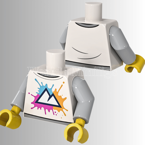 LEGO Minifig Shirt Torsos 76382 "NEW" - All Styles & Colors Available - Picture 49 of 52