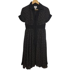 Unique Vintage Rockability Pinup 1950s Style Dress Fit Flare 1960s Lipstick S