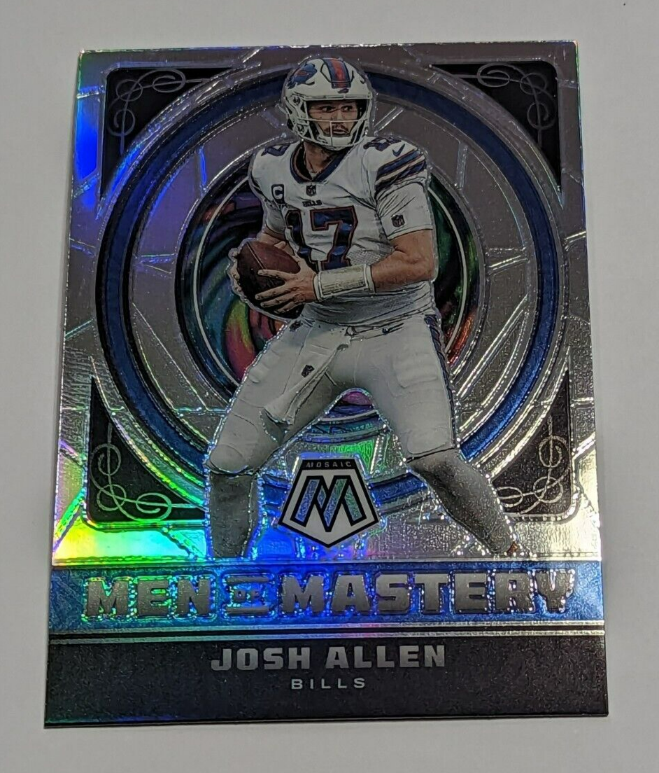 美品超レア盤！M.O.S.A.D. The Players / MAN 2022 Panini Mosaic Josh Allen - Silver Prizm Men of Mastery