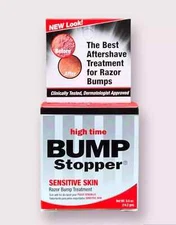 3 X Bump Stopper Razor bump Treatment /Sensitive Skin Formula 0.5oz/14.2gm