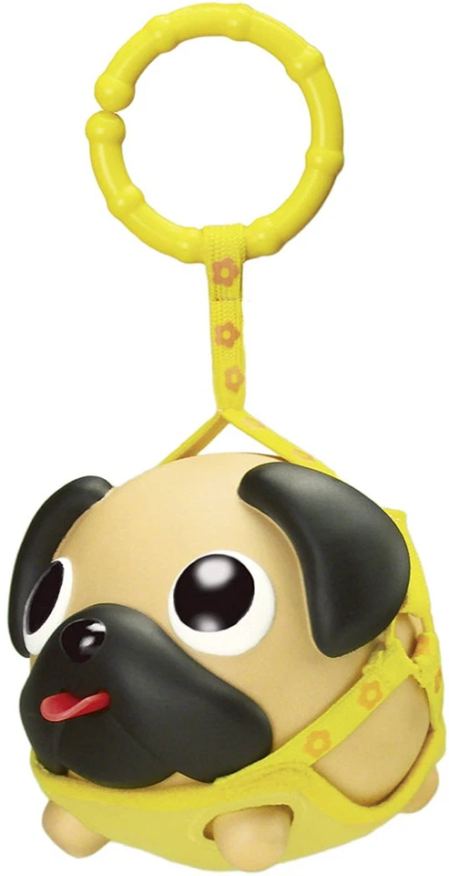 Oshaberi Doubutsu Japón Chirrido Squishy Prensa Animal Pelota Juguete Lindo Pug Perro Foto 3 de 3