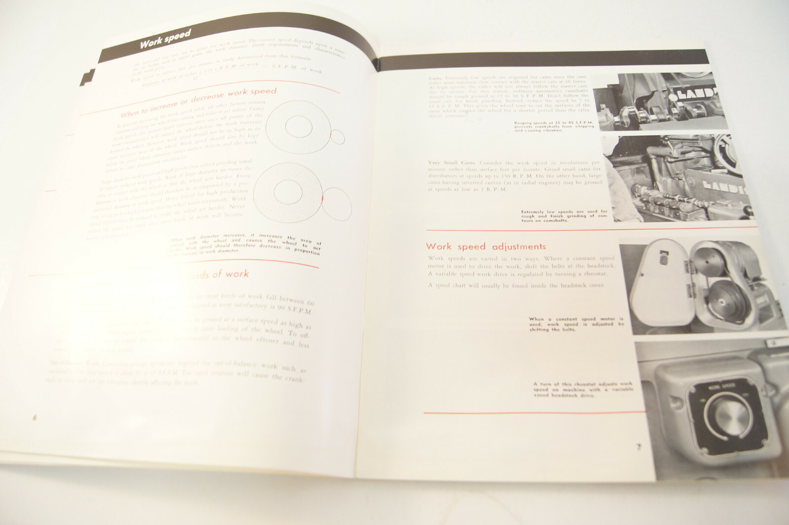 Landis Cylindrical Grinding Handbook CGH53 Machine Shop Brochure eBay