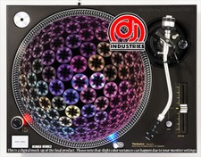 Macro Bubble - 7"-12" DJ slipmat for LP turntable record player