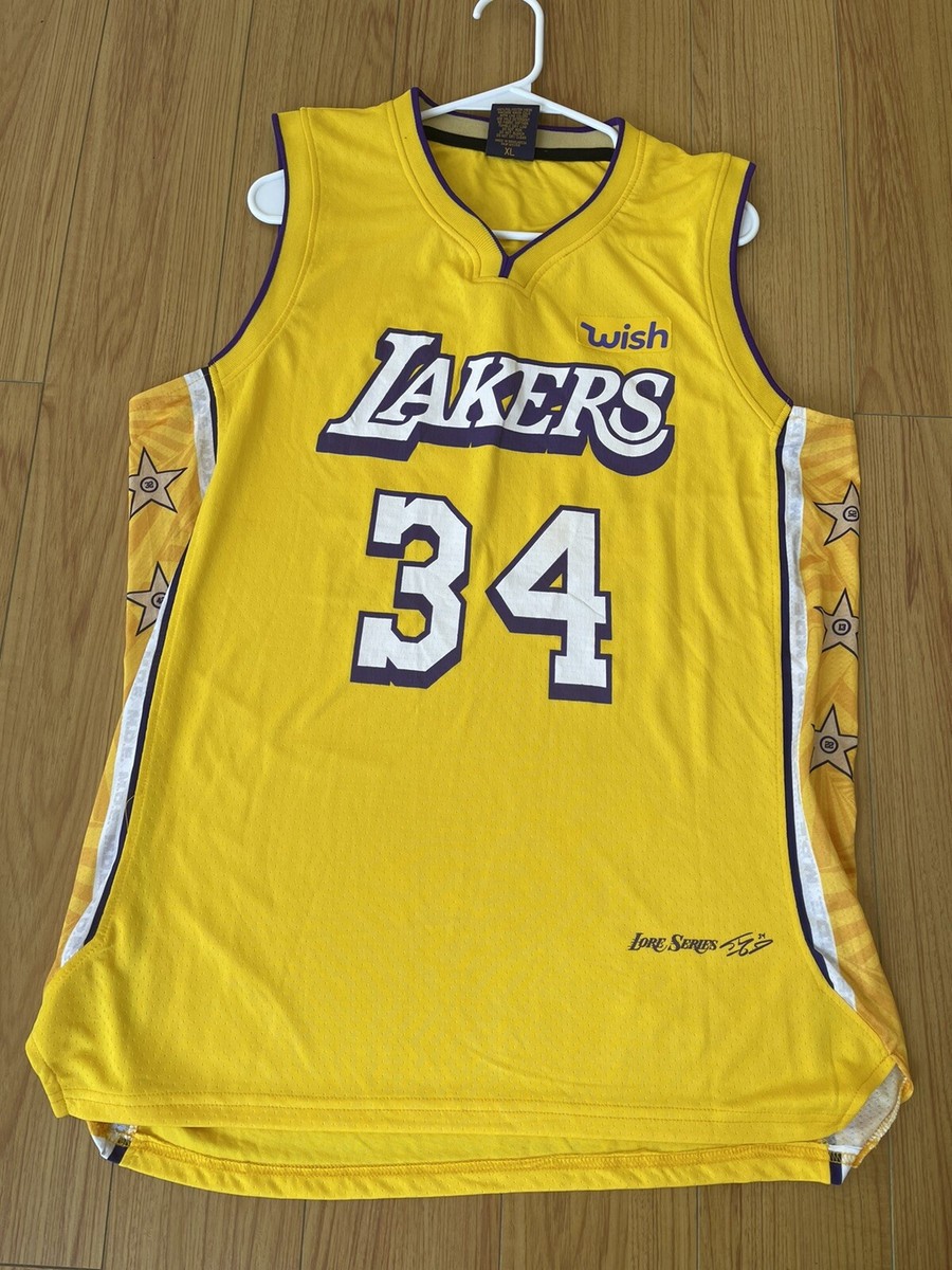 RARE Lakers Shaquille O'Neal Lakers Jersey XL Home Links