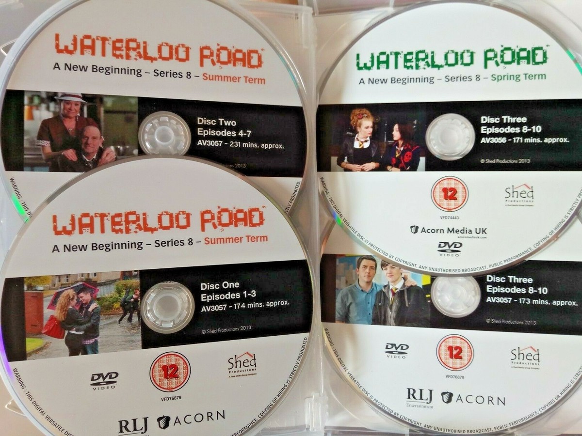 Waterloo Road Series 8 Eight Complete 9 DVD 3 Term Autumn Spring  